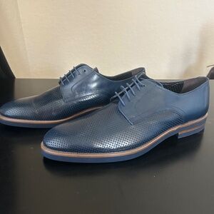 Bravo Java Leather Blue Men’s Shoes. NWOT